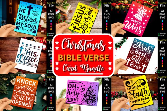 3D SVG Christmas Bible Verse Card Bundle Review