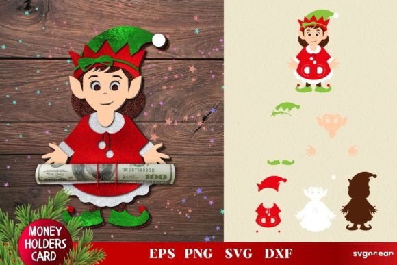 3D SVG Christmas Elf Money Holder Review