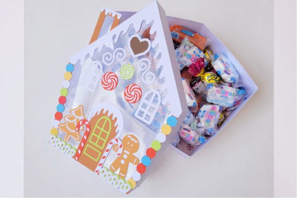 3D SVG Christmas Gingerbread House Box Review