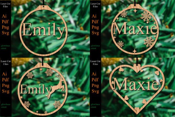 3D SVG Christmas Tree: Personalised Decoration Asset