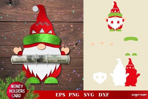 3D SVG Review: Christmas Gnome Money Holder