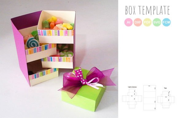 Box for Sweets 3D SVG: Packaging Shapes Review