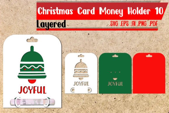 Christmas Card Money Holder Layered 10: 3D SVG Review