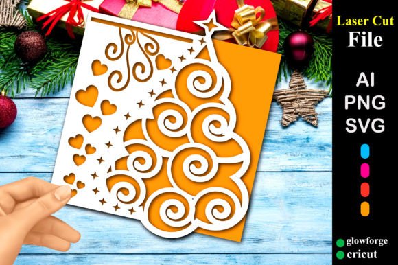 Cute Christmas Tree 3D SVG for Local Branding