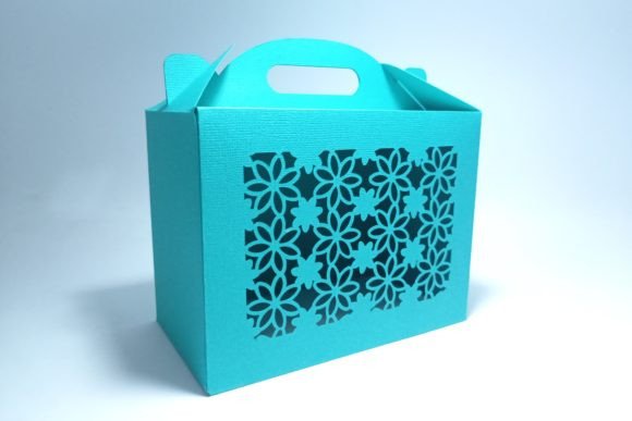 Flowers Gable Box: 3D SVG for Seasons Branding