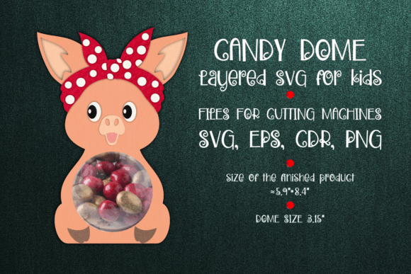 Pig Candy Dome 3D SVG: A Christmas Brand Asset Review