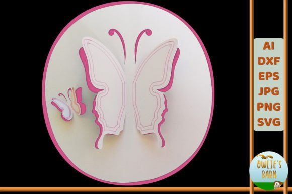 Popup Butterfly Monogram O: 3D SVG Shapes Review