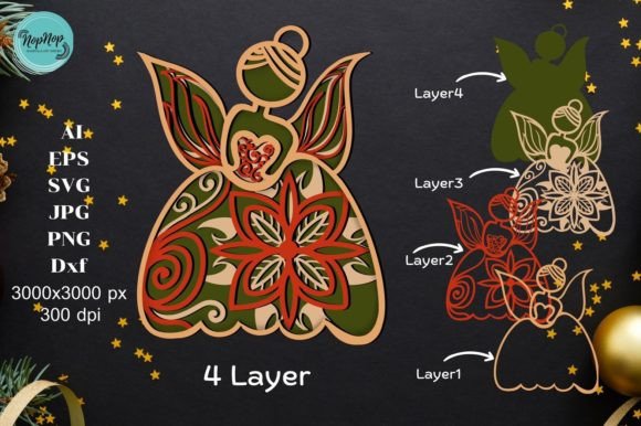 Princess Christmas Ornament: 3D SVG Review