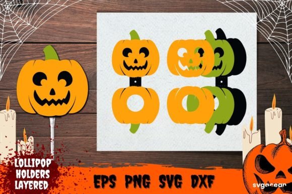 Pumpkin Lollipop Holder: 3D SVG Shapes Review