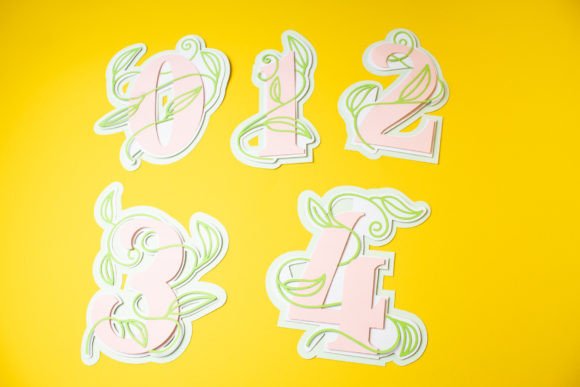 Spring Numbers 0-9: A 3D SVG for Seasons