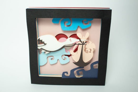 Stork and Baby Shadow Box: A Designer’s Review